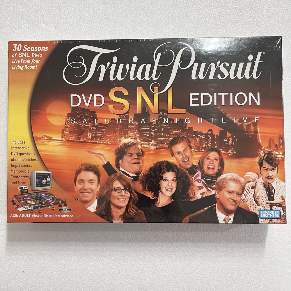Vintage,‎ New Trivial Pursuit SNL DVD Edition 2004 Factory Sealed